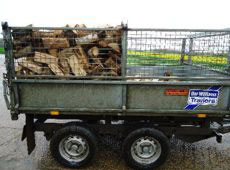 Half load half cubic metre seasoned cut wood Cambridgeshire